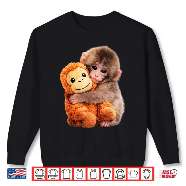 Sweatshirt Punch Baby Monkey Shirt