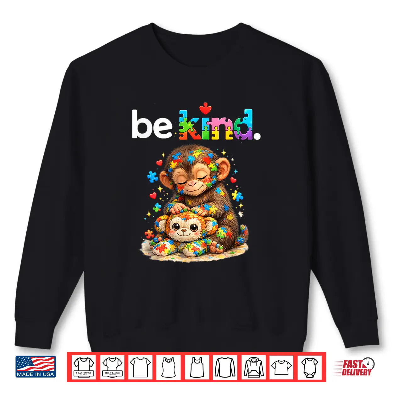 Punch Monkey Colorful Puzzle Autism Awareness Modern Humor Shirt Punch Monkey Colorful Puzzle Autism Awareness Modern Humor Shirt