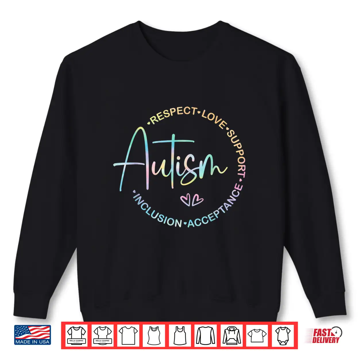 Respect Love Support Autism Awareness Month Professional Shirt Respect Love Support Autism Awareness Month Professional Shirt