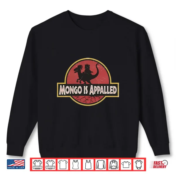 Sweatshirt Retro Mongo Is Appalled Vintage Princess Cat Riding Dinosaur Shirt