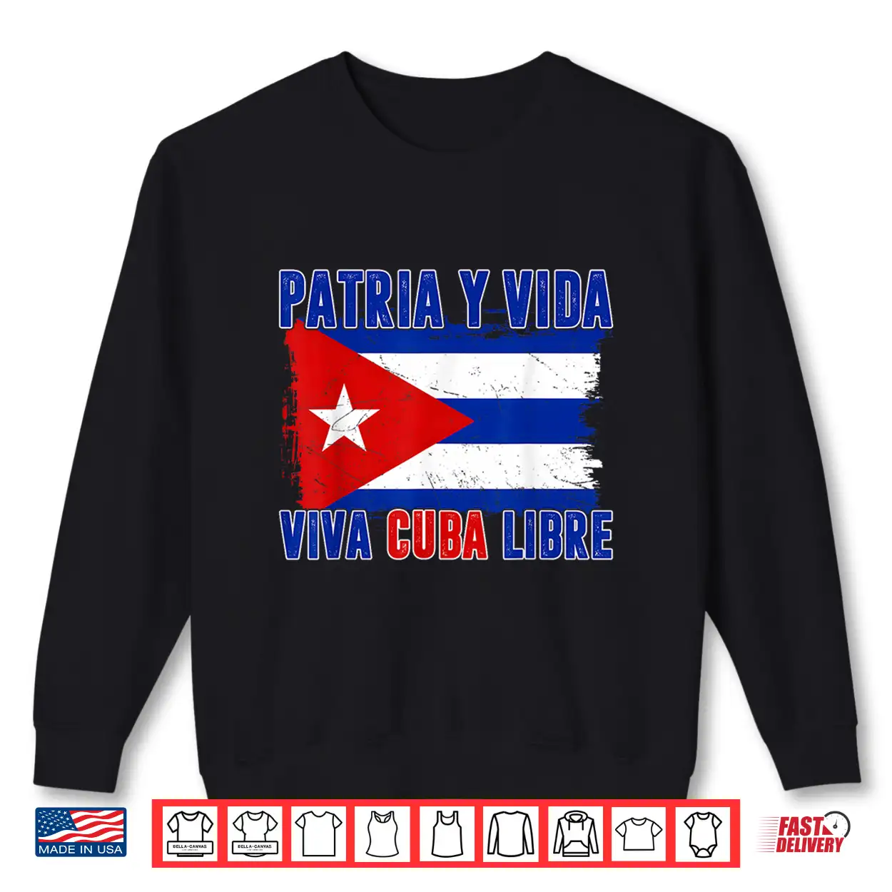 Retro Patria Y Vida Cuba Libertad Freedom Patriotic Slogan Shirt Retro Patria Y Vida Cuba Libertad Freedom Patriotic Slogan Shirt