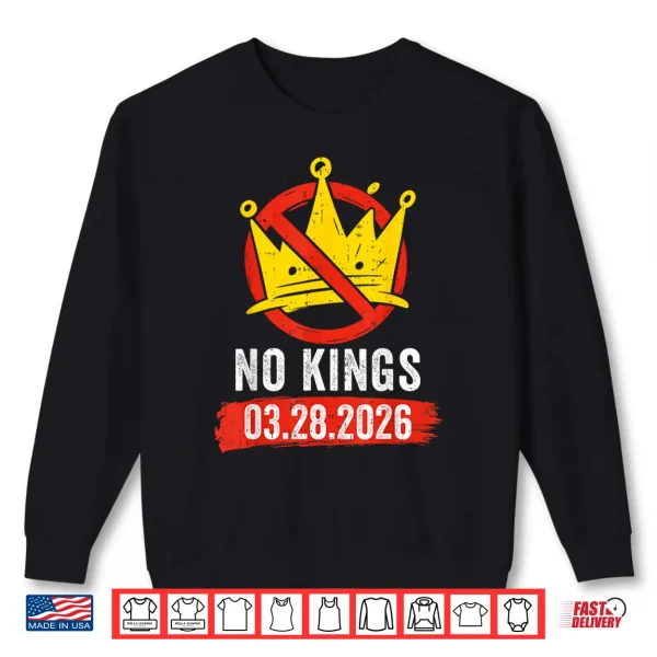 Retro Vintage No King Shirt 2 Sweatshirt Retro Vintage No King Shirt