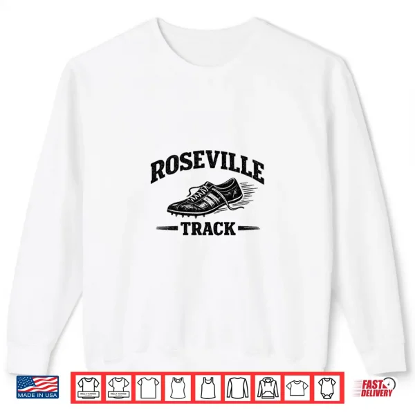 Roseville Track Premium Tri Blend Shirt 2 Sweatshirt Roseville Track Premium Tri Blend Shirt