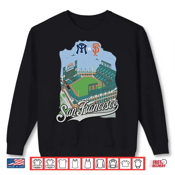 San Francisco Baseball Stadium Vintage Shirt 2 Sweatshirt San Francisco Baseball Stadium Vintage Shirt