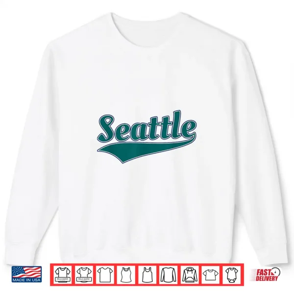 Sweatshirt Seattle Throwback Design Classic Shirt