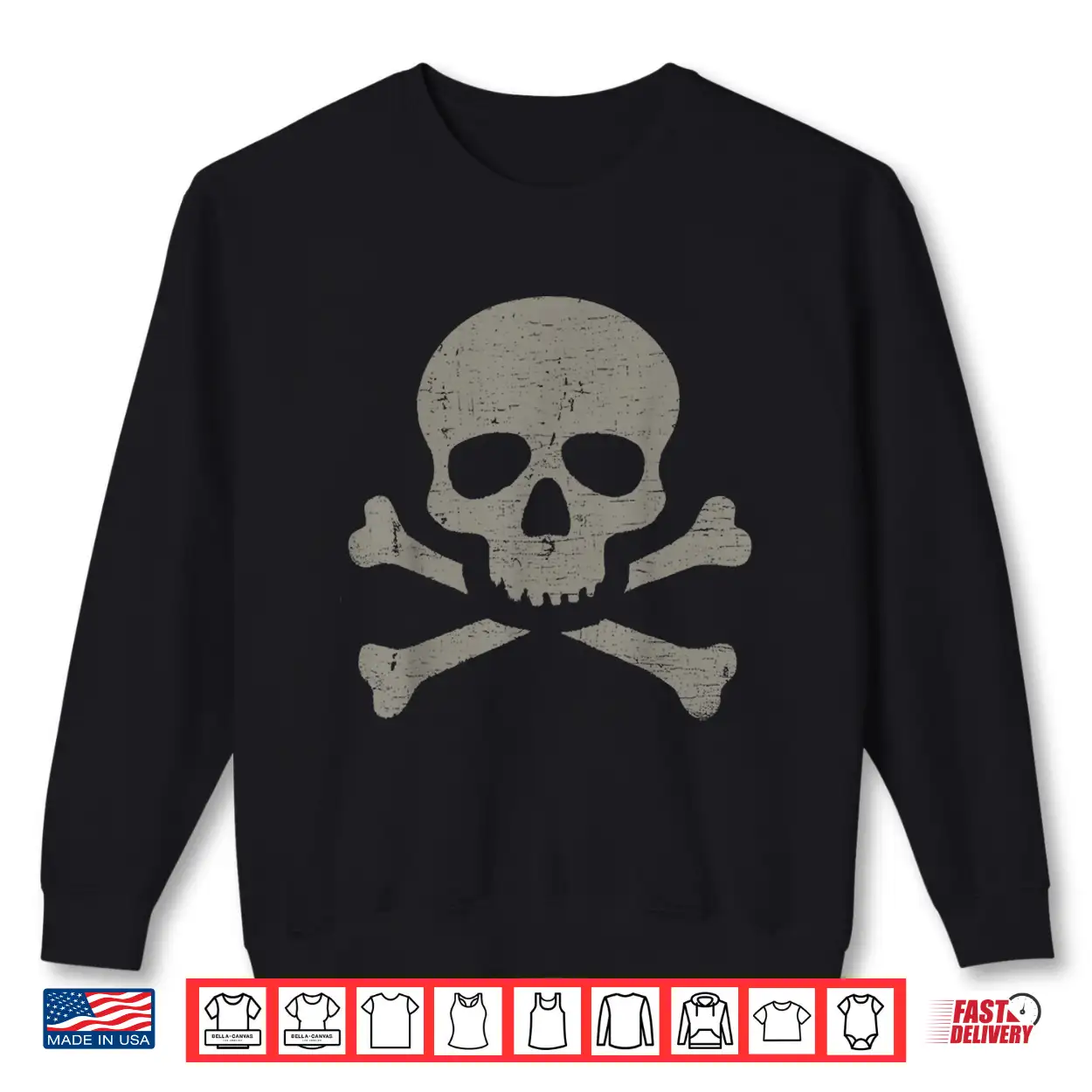 Skull And Crossbones Vintage Gothic Pirate Design Shirt Skull And Crossbones Vintage Gothic Pirate Design Shirt