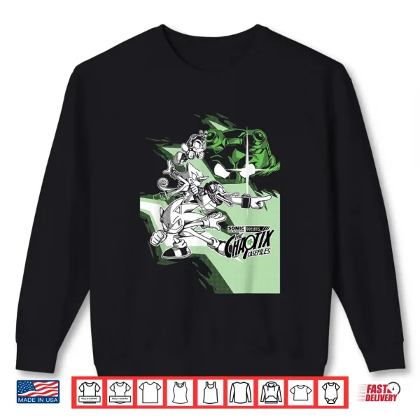 Sonic The Hedgehog Chaotix Casefiles Episode 7 Shirt 2 Sweatshirt Sonic the Hedgehog Chaotix Casefiles Episode 7 Shirt