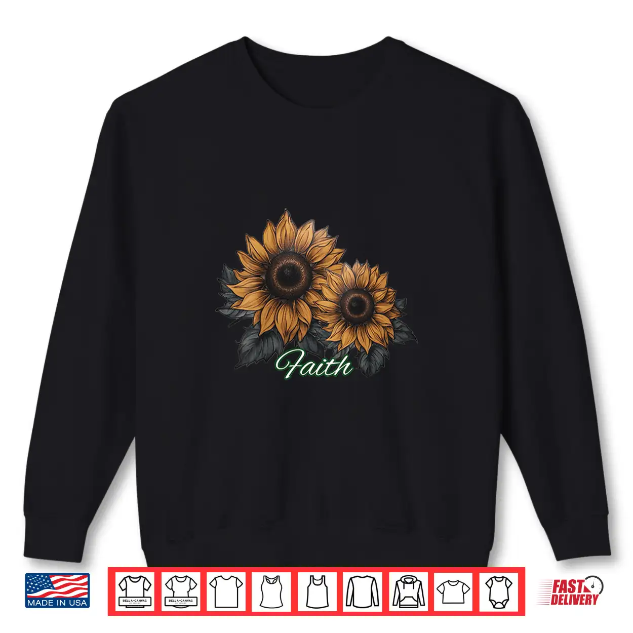 Sunflower Faith Professional Minimalist Modern Graphic Shirt Sunflower Faith Professional Minimalist Modern Graphic Shirt