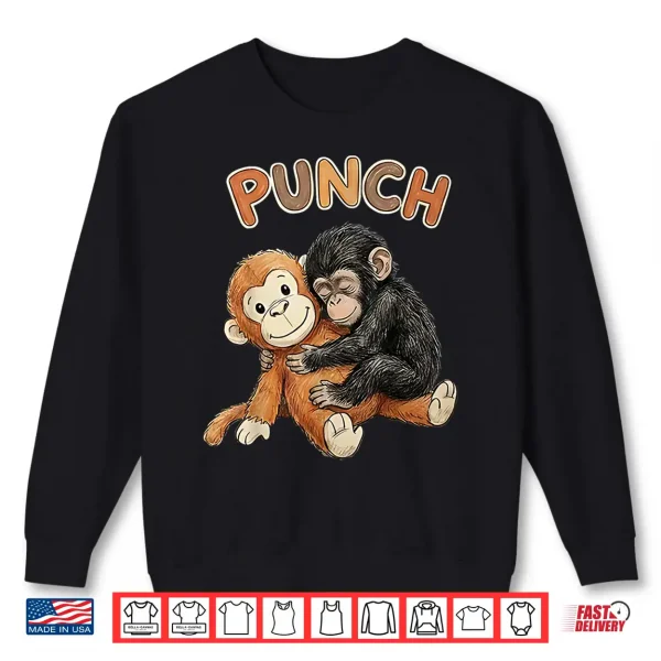 Sweatshirt Team Punch Baby Monkey Punch Shirt