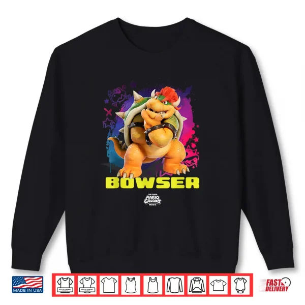 The Super Mario Galaxy Movie Cool Bowser Shirt 2 Sweatshirt The Super Mario Galaxy Movie Cool Bowser Shirt