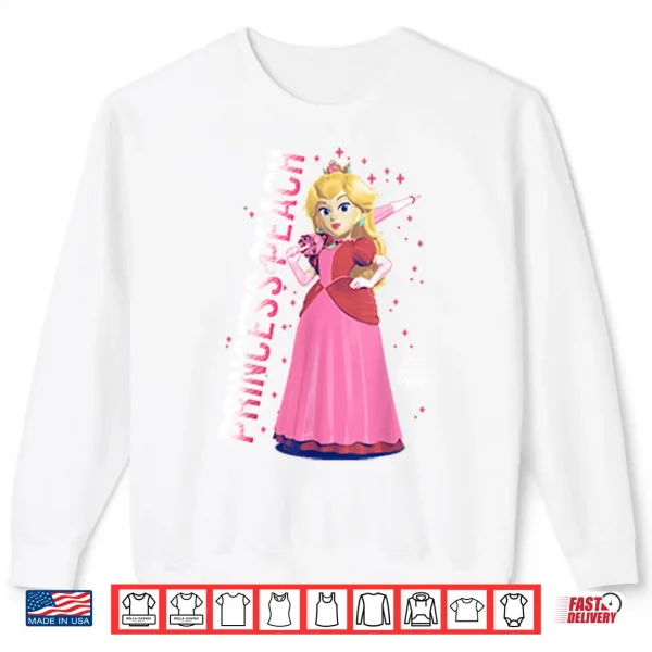 The Super Mario Galaxy Movie Princess Peach Shirt 2 Sweatshirt The Super Mario Galaxy Movie Princess Peach Shirt