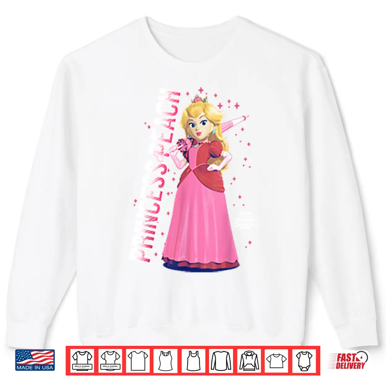 The Super Mario Galaxy Movie Princess Peach Shirt The Super Mario Galaxy Movie Princess Peach Shirt