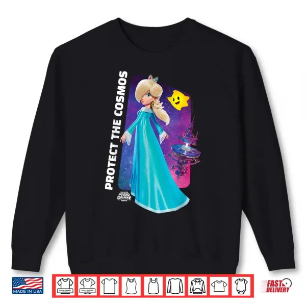 The Super Mario Galaxy Movie Rosalina Protect The Cosmos Shirt 2 Sweatshirt The Super Mario Galaxy Movie Rosalina Protect The Cosmos Shirt