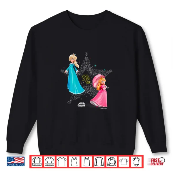 Sweatshirt The Super Mario Galaxy Movie Starry Princess Duo Shirt