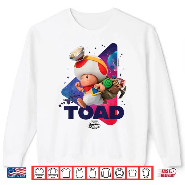 Sweatshirt The Super Mario Galaxy Movie Toad Galaxy Run Shirt