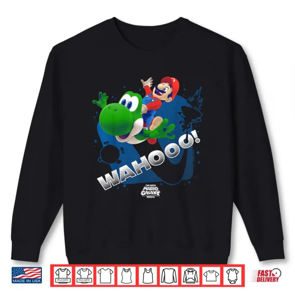 Sweatshirt The Super Mario Galaxy Movie Wahoo Star Ride Journey Shirt