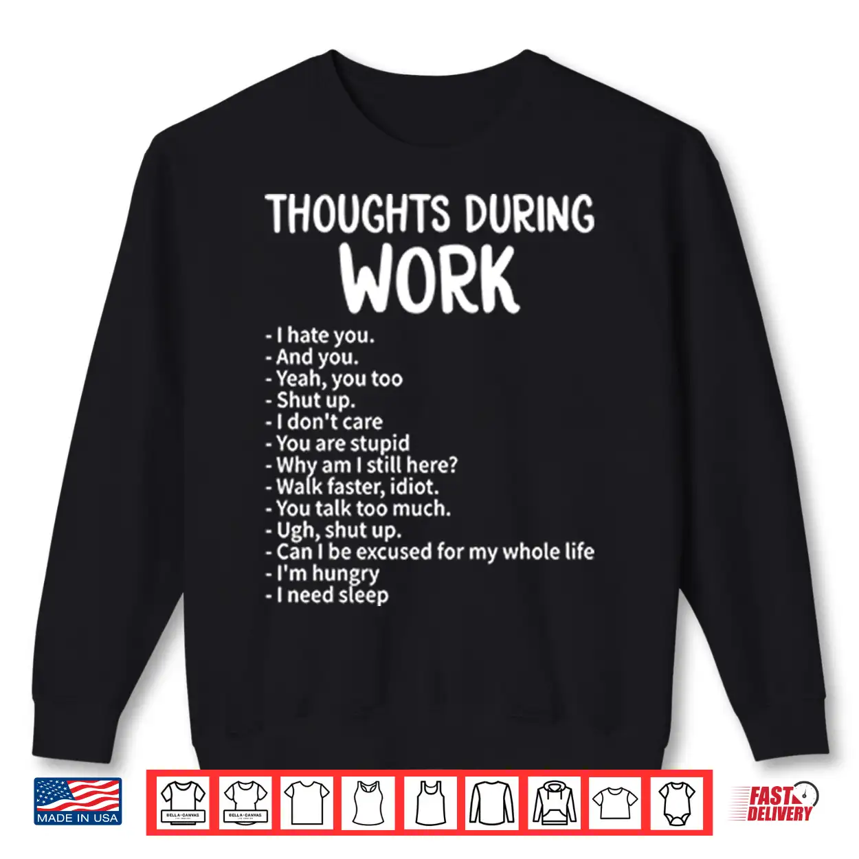 Thoughts During Work Funny Sarcastic Work Humor Shirt Thoughts During Work Funny Sarcastic Work Humor Shirt
