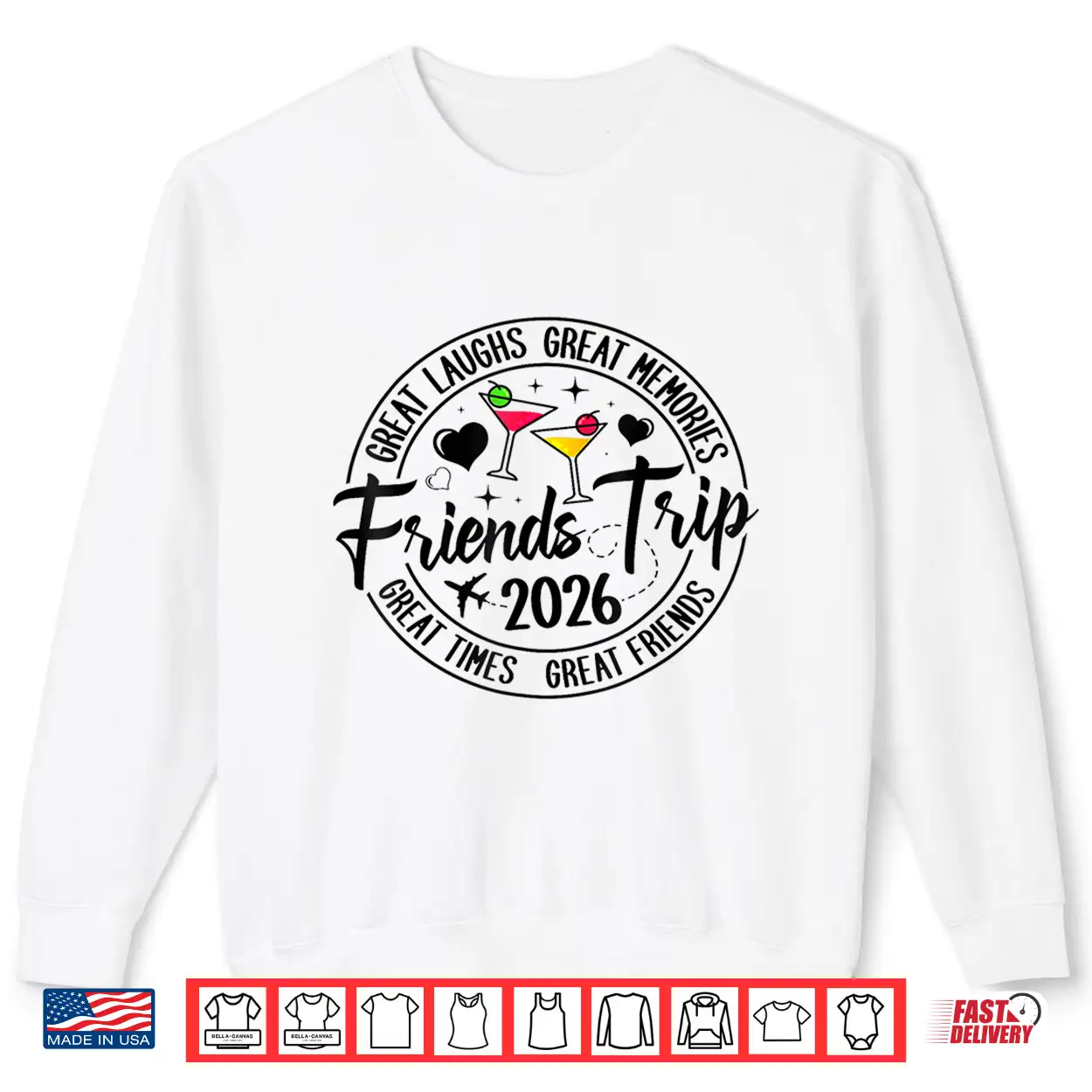 Trip Vacation 2026 Friends Matching Group Shirt Trip Vacation 2026 Friends Matching Group Shirt