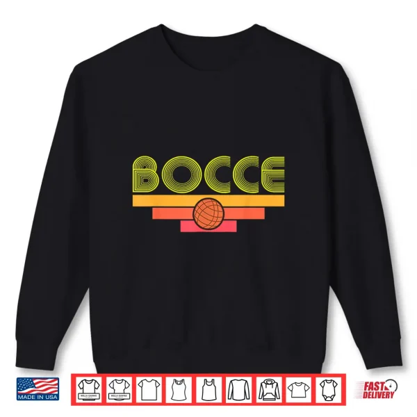 Sweatshirt Vintage Bocce Ball Game Player Style Shirt