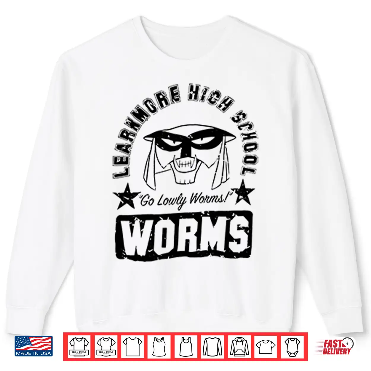 Worm Mascot School Shirt Worm Mascot School Shirt