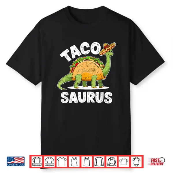 Taco T Rex Dinosaur Dino Cinco De Mayo Boys Toddlers Kids Shirt