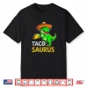 Tacosaurus Taco Dinosaur T Rex Cinco De Mayo Mexican Boys Shirt