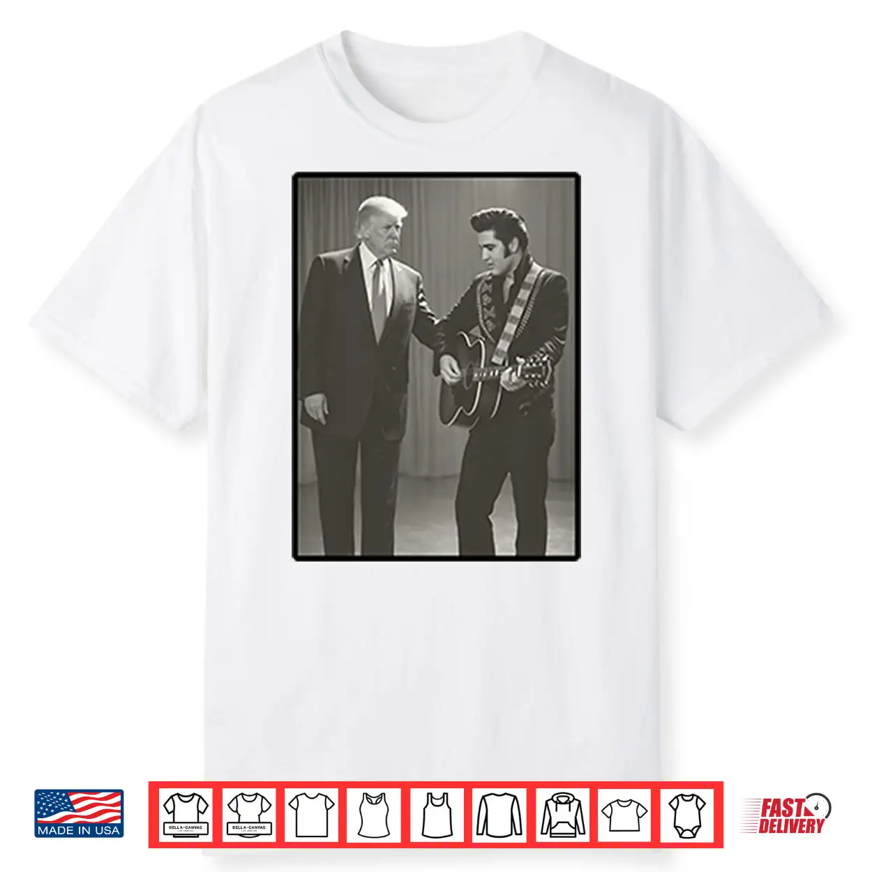 The King With The King Trump And Elvis Shirt The King With The King Trump And Elvis Shirt