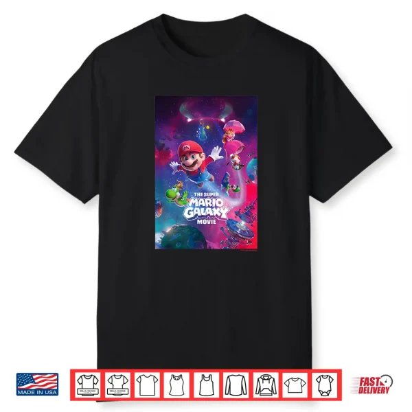 The Super Mario Galaxy Movie Epic Cosmic Adventure Shirt