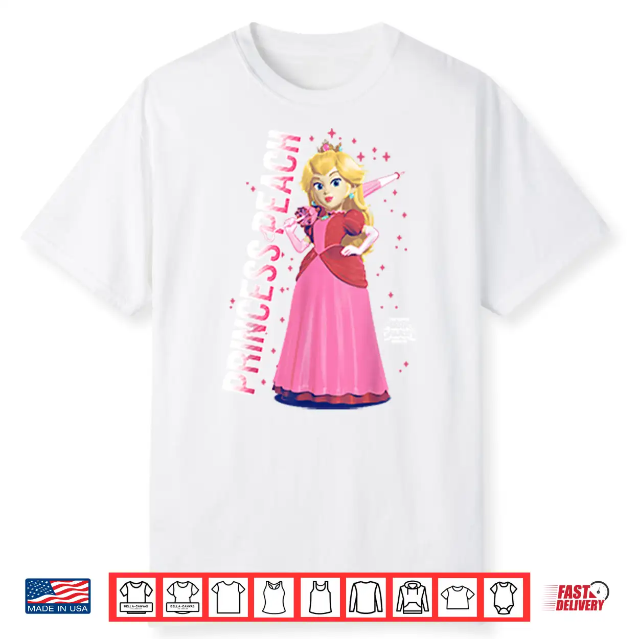 The Super Mario Galaxy Movie Princess Peach Shirt The Super Mario Galaxy Movie Princess Peach Shirt