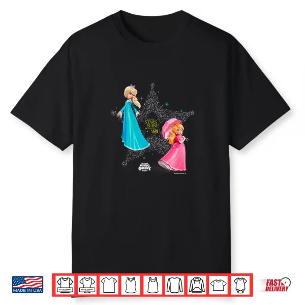The Super Mario Galaxy Movie Starry Princess Duo Shirt