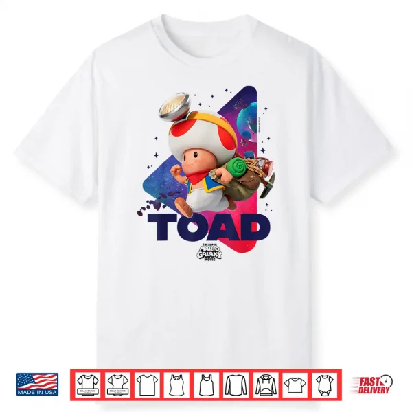 The Super Mario Galaxy Movie Toad Galaxy Run Shirt
