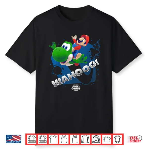 The Super Mario Galaxy Movie Wahoo Star Ride Journey Shirt