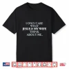 Thinks About Me Professional Minimalist Modern Statement Shirt