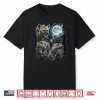 Three Wild Hyenas Moon Wildlife Animal Art Shirt