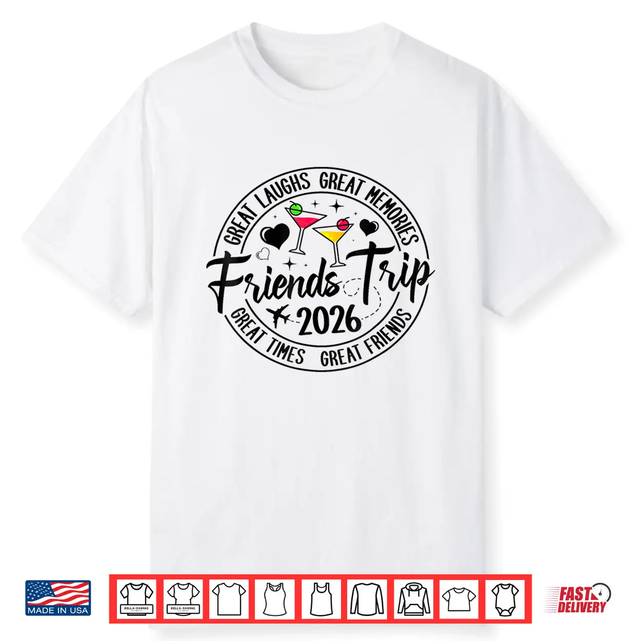 Trip Vacation 2026 Friends Matching Group Shirt Trip Vacation 2026 Friends Matching Group Shirt