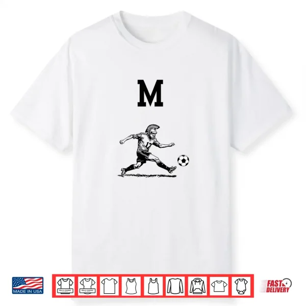 Trojan Warrior Playing Soccer Shirt