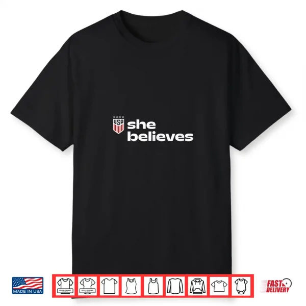 U.S. Soccer Uswnt She Believes Cup 2026 Roster Shirt