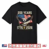 Usa Two Hundred Fiftieth Anniversary Patriotic Eagle Fourth Of July Shirt