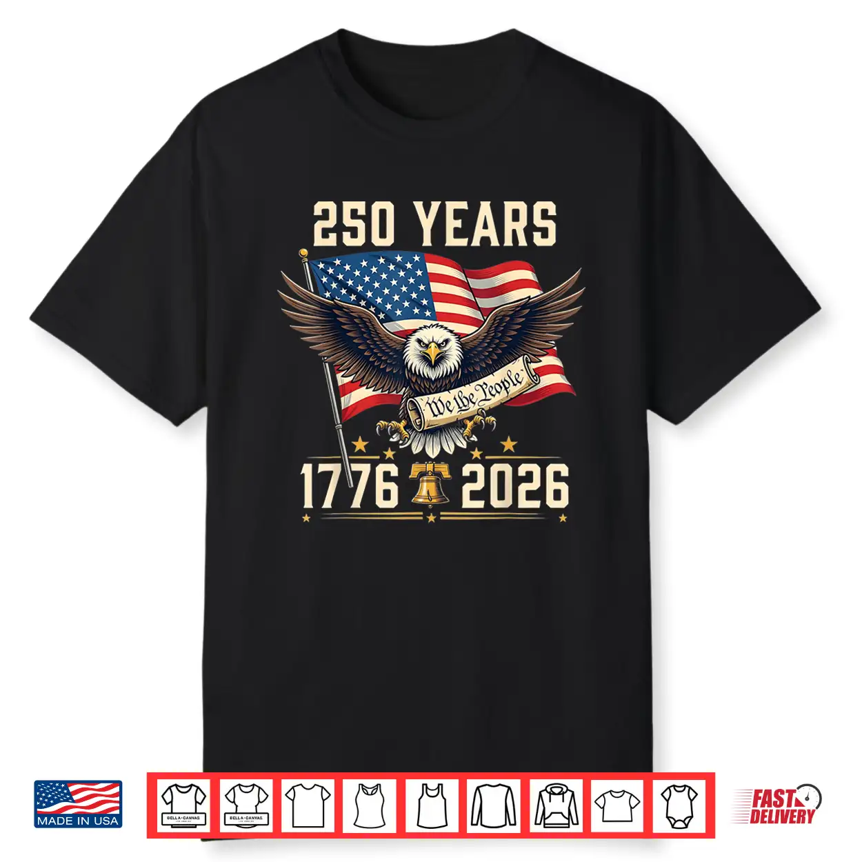 Usa Two Hundred Fiftieth Anniversary Patriotic Eagle Fourth Of July Shirt Usa Two Hundred Fiftieth Anniversary Patriotic Eagle Fourth Of July Shirt