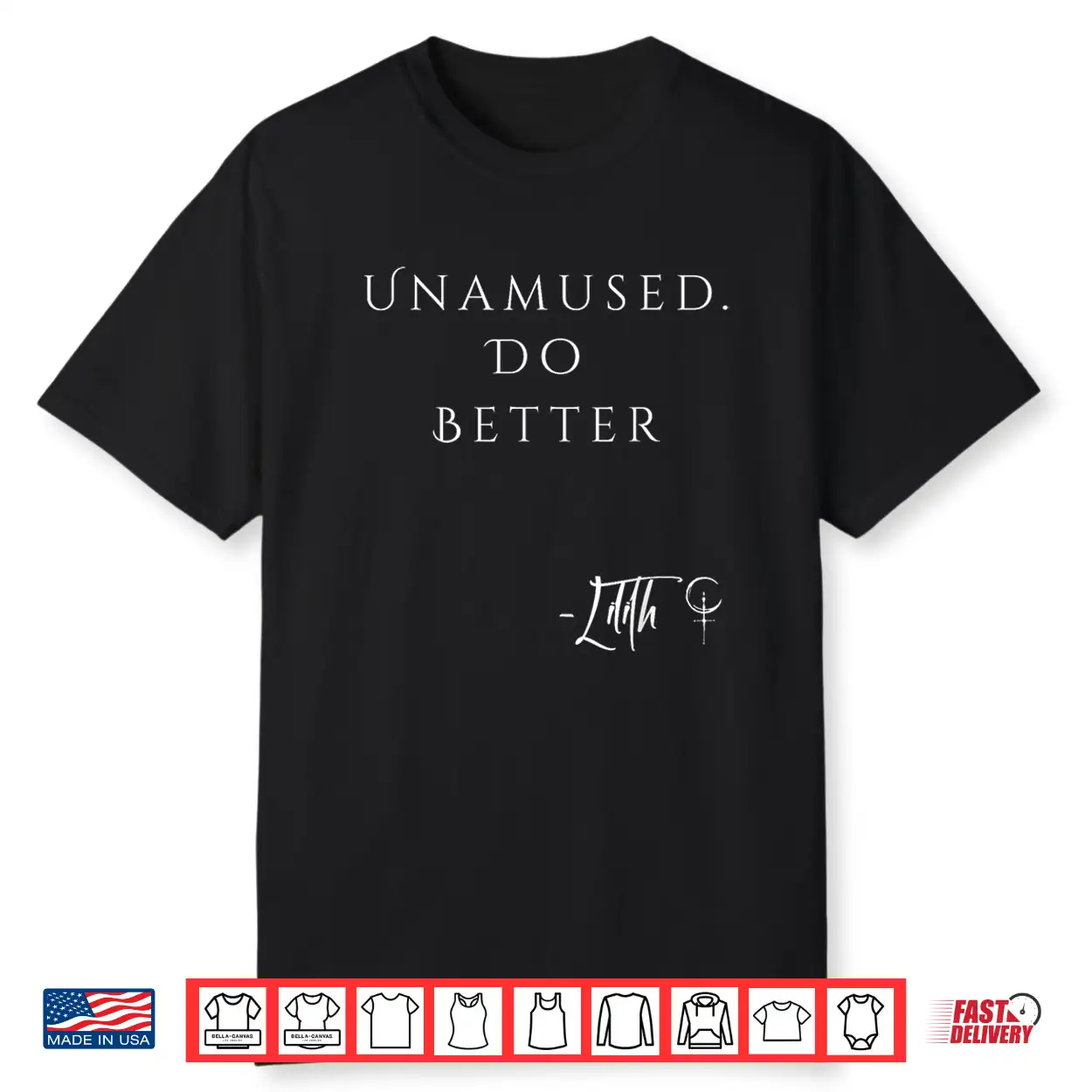 Unamed Do Better Lilith Funny Sarcastic Goth Quote Introvert Shirt Unamed Do Better Lilith Funny Sarcastic Goth Quote Introvert Shirt