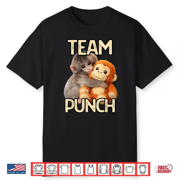 Vintage Retro Team Punch Monkey Shirt
