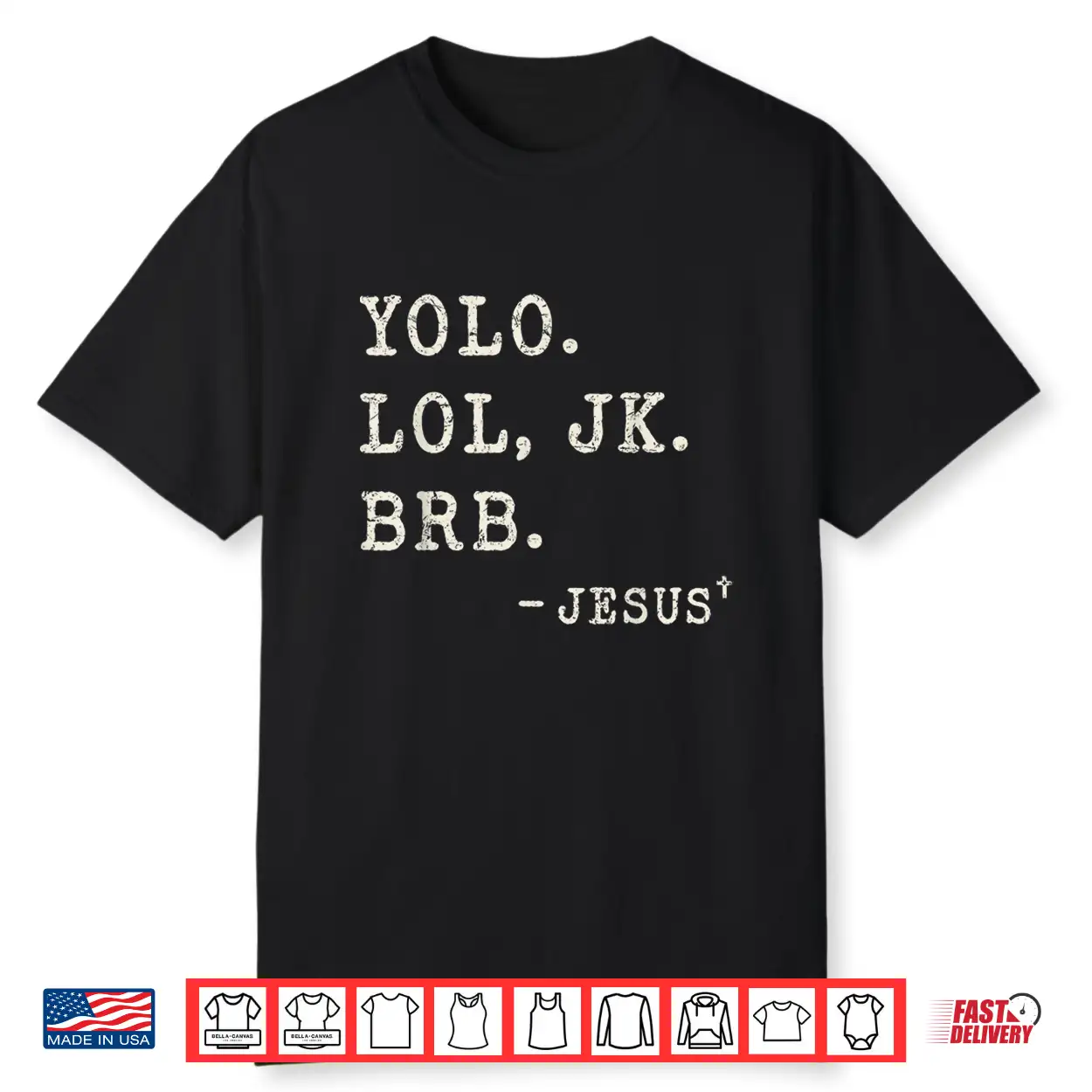 Yolo Jk Brb Jesus Funny Easter Day Ressurection Christians Shirt Yolo Jk Brb Jesus Funny Easter Day Ressurection Christians Shirt