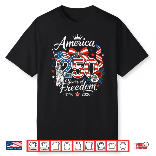 250 Anniversary Usa 1776 2026 4Th Of July Vintage Shirt