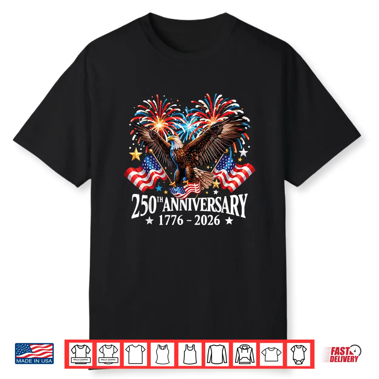 250 Independence Anniversary Usa Eagle Patriot American Flag Shirt 250 Independence Anniversary Usa Eagle Patriot American Flag Shirt