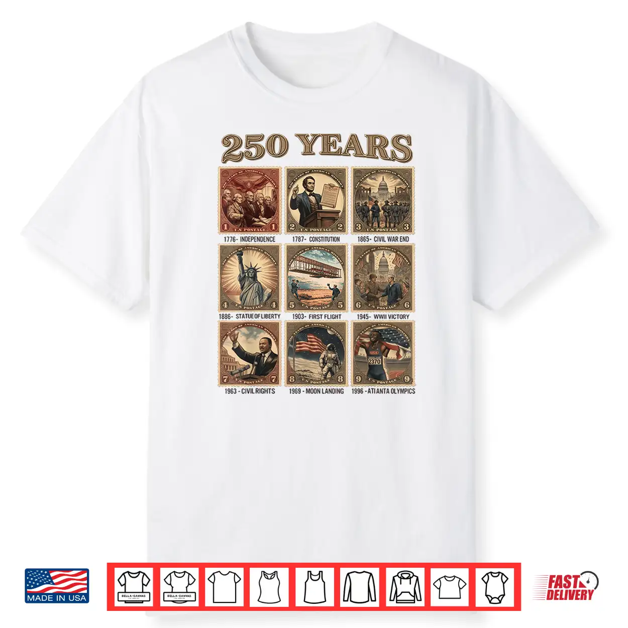 250 Years Of American History Shirts 1776 2026 4Th Of July Shirt 250 Years Of American History Shirts 1776 2026 4Th Of July Shirt