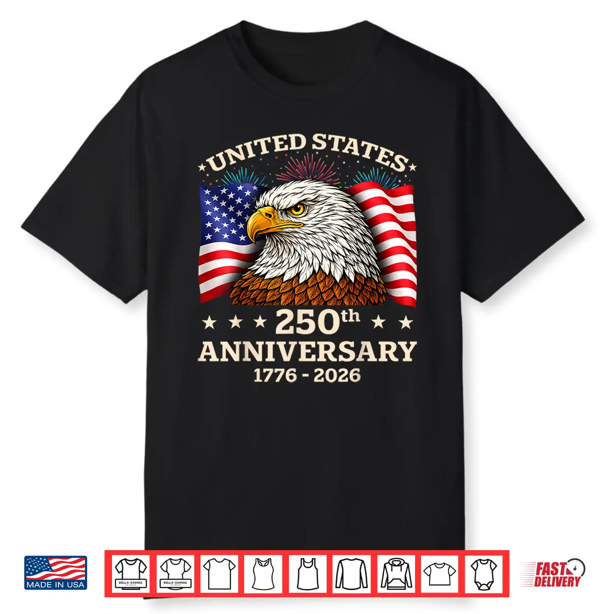 250Th Anniversary Usa 1776 2026 Patriotic Eagle 4Th Of July Shirt 250Th Anniversary Usa 1776 2026 Patriotic Eagle 4Th Of July Shirt
