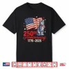 250Th Usa Anniversary 1776 2026 Patriotic Cat American Flag Shirt