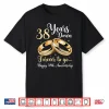 38 Years Down Forever To Go Happy 38Th Anniversary Couples Shirt