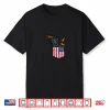 4Th Of July Gun Us Flag Pocket Independence Day America Men Shirt