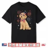 4Th Of July Patriotic Goldendoodle Coquette Bow Usa Flag Shirt